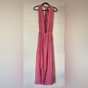 NWOT. Artisanal halter dress